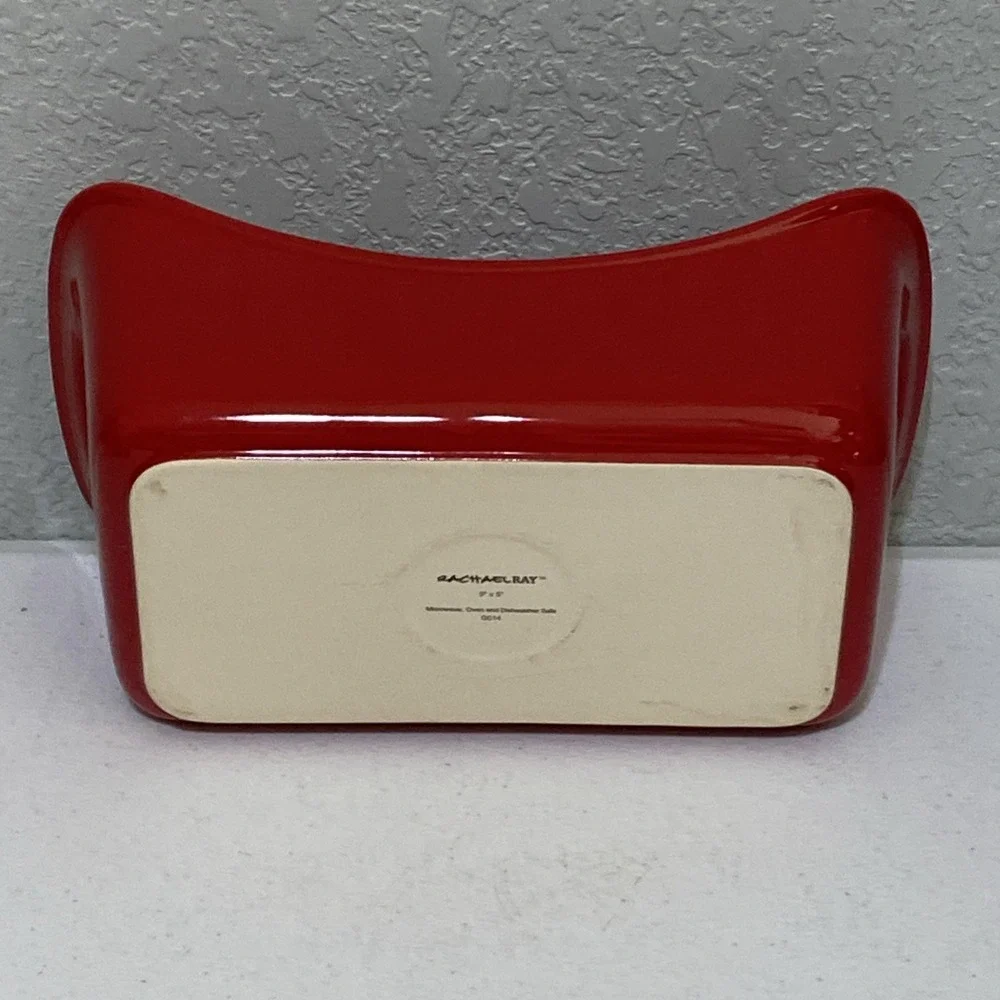 Rachael Ray Red Stoneware 9